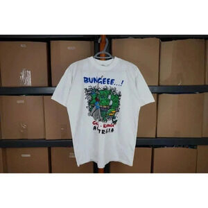 Vintage Australia Bungee Jumping Tshirt Men's M #451